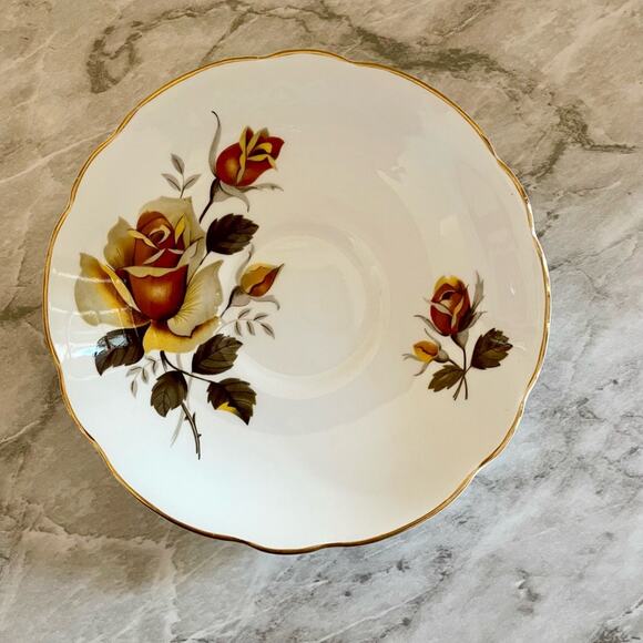 Vintage Teacup/Saucer Yellow Rose Regency English Bone China | Circa 1950 - Picture 7 of 9